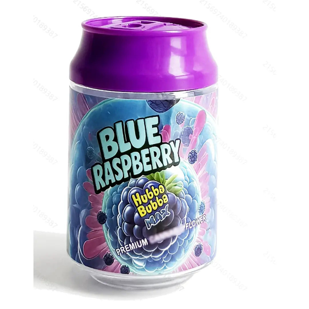Blue Raspberry Soda Can Mylar Bags 3.5g – Smell Proof Resealable Pouches 6 Pack