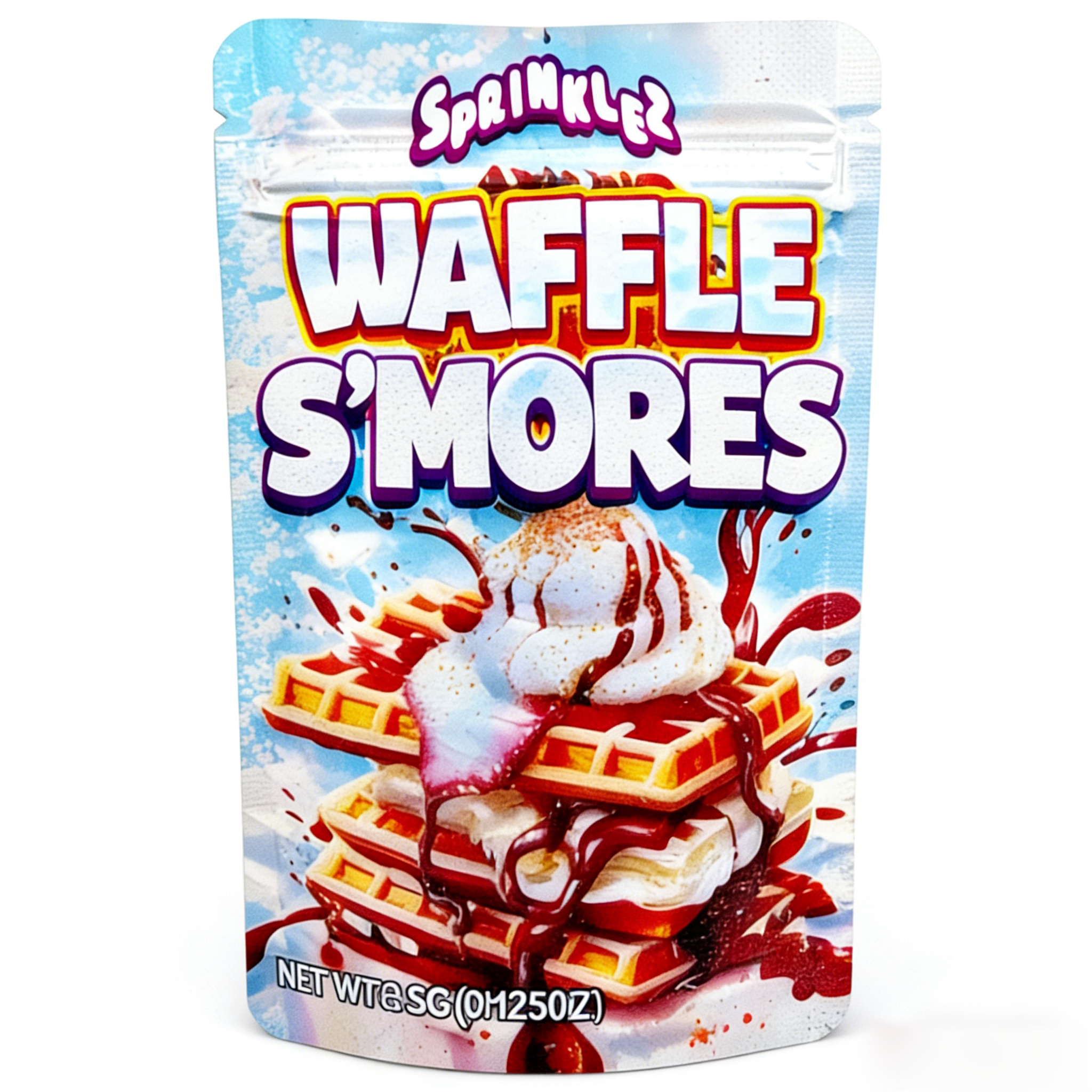 50PCS Mylar Bags 5 Mix Designs Smell Proof Resealable Stand Up Pouches for Food Storage