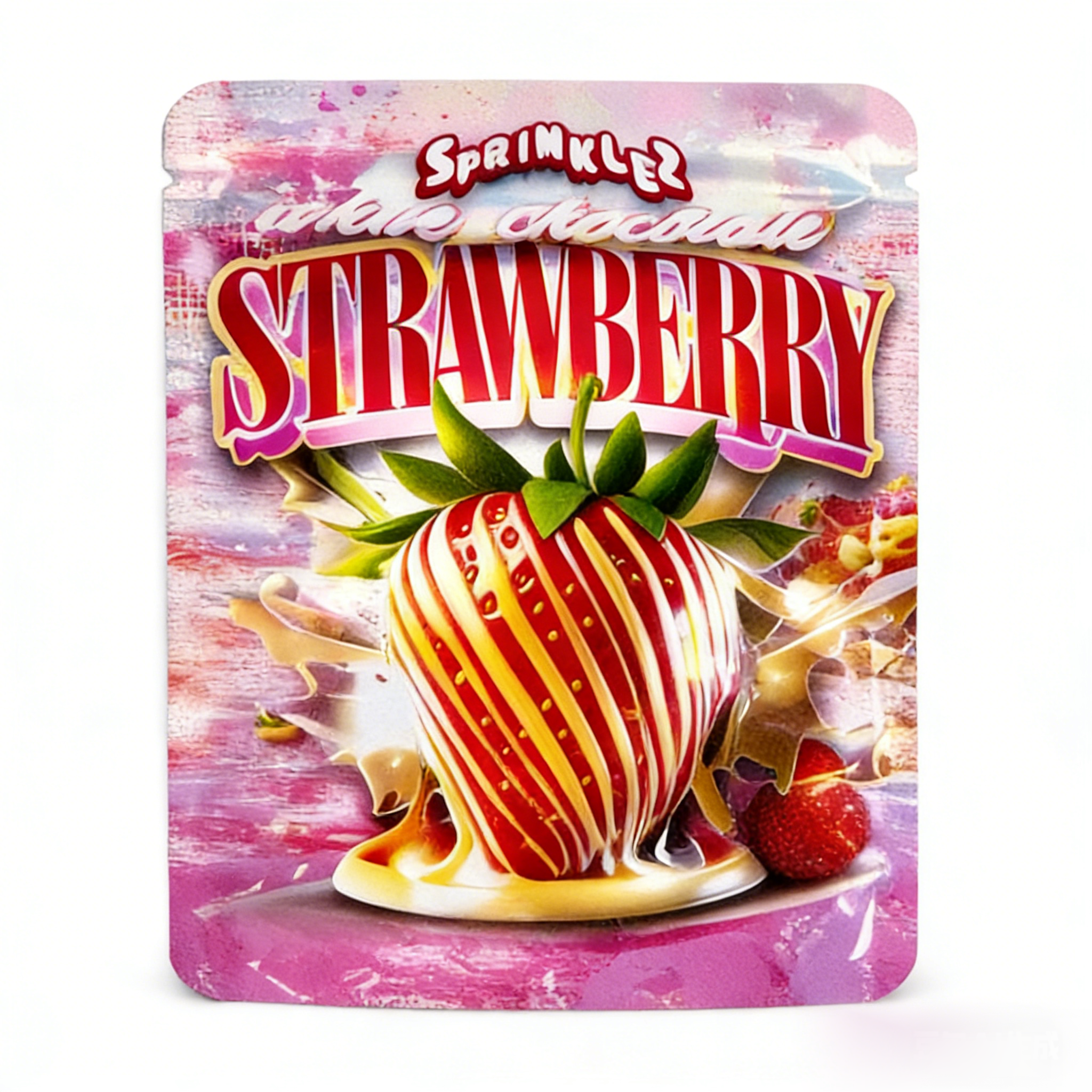 50PCS Mylar Bags 5 Mix Designs Smell Proof Resealable Stand Up Pouches for Food Storage