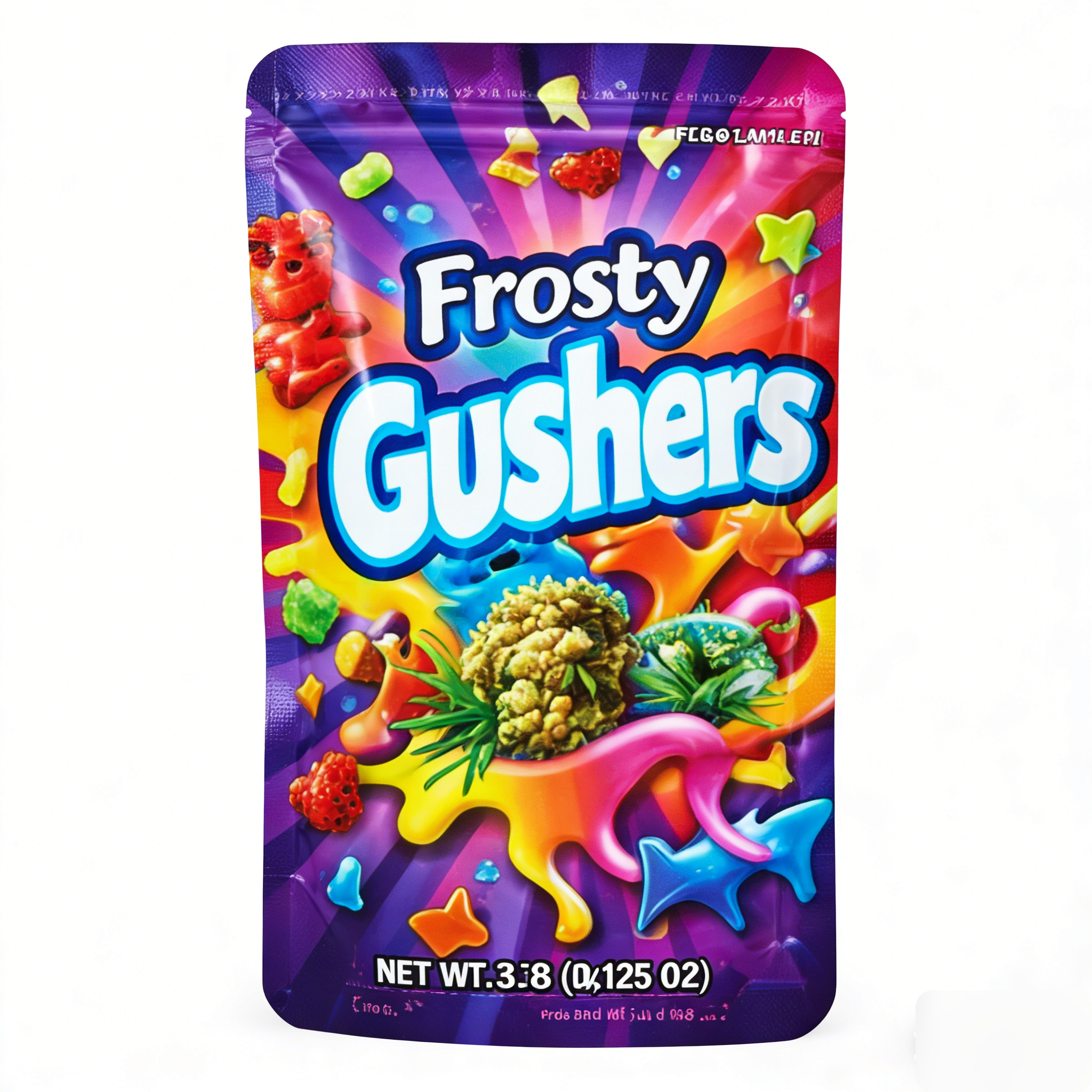 50 Pack Mylar Bags Smell Proof Foil Ziplock Bags Resealable Stand Up Food Storage Pouches