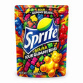 50 Pack Sour Gummy Bears Mylar Bags 3.5g Smell Proof Resealable Ziplock Candy Packaging PouchesMylar Bags