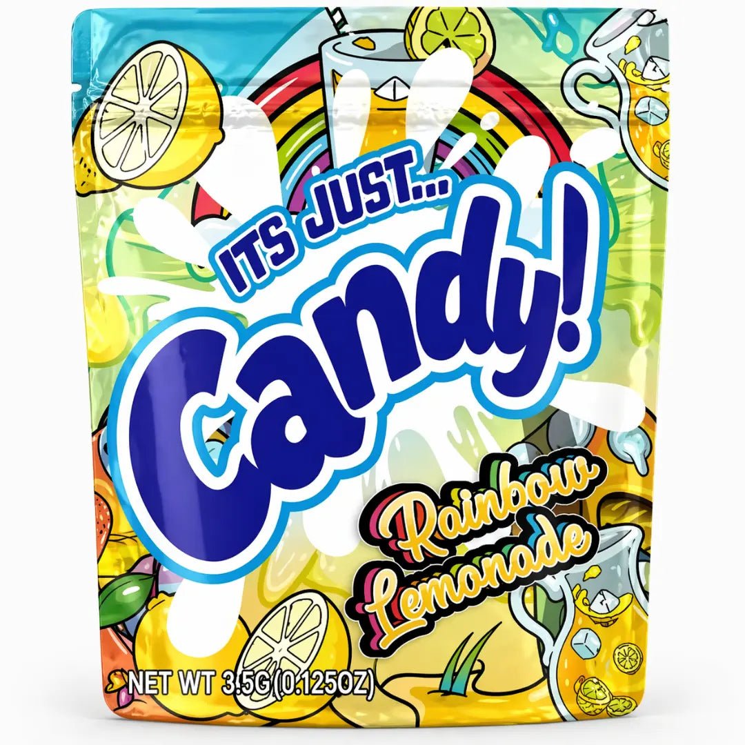 3.5g Smell Proof Mylar Bags | 50 Pack | Rainbow LemonadeMylar Bags