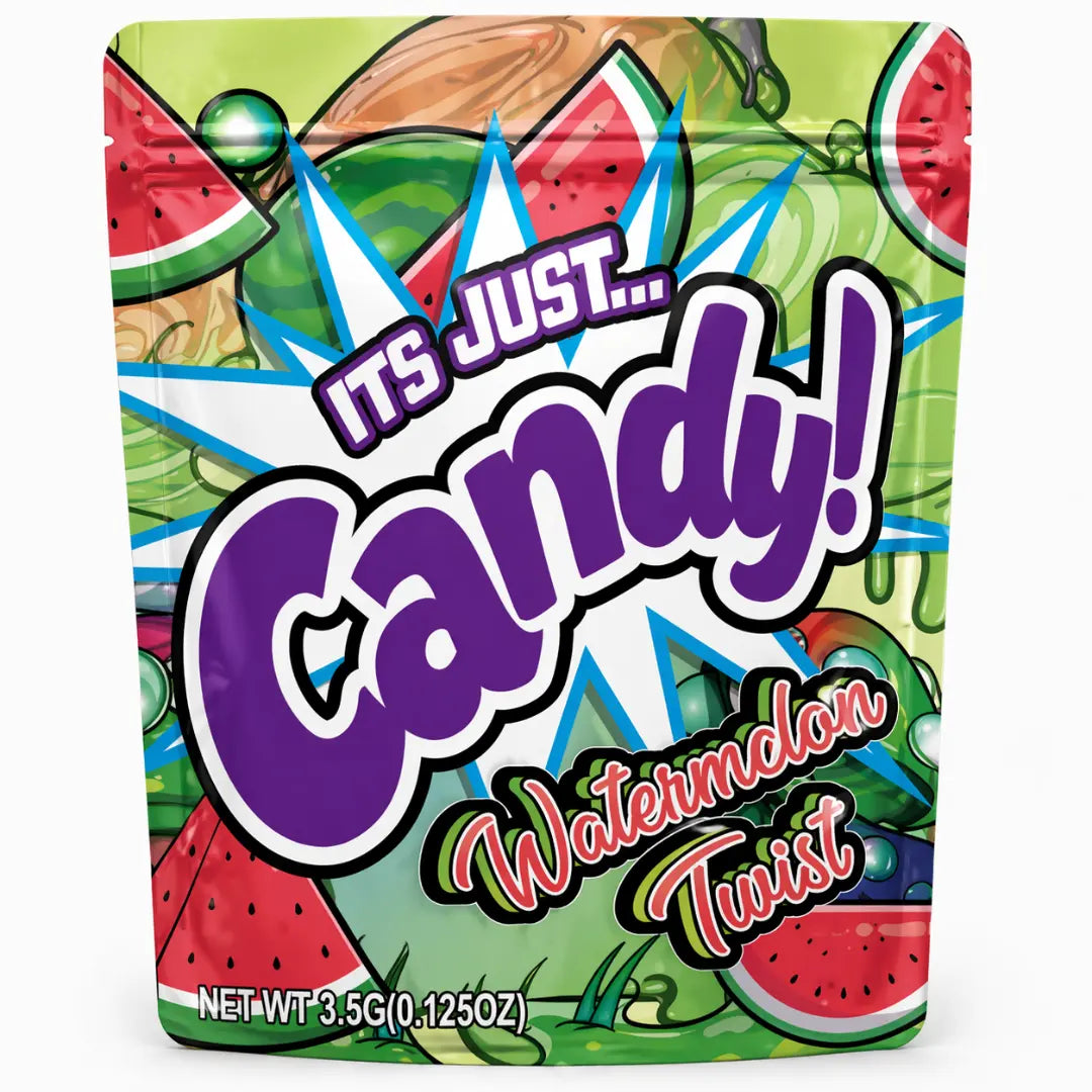 3.5g mylar bags watermelon candy style smell proof ziplock bags