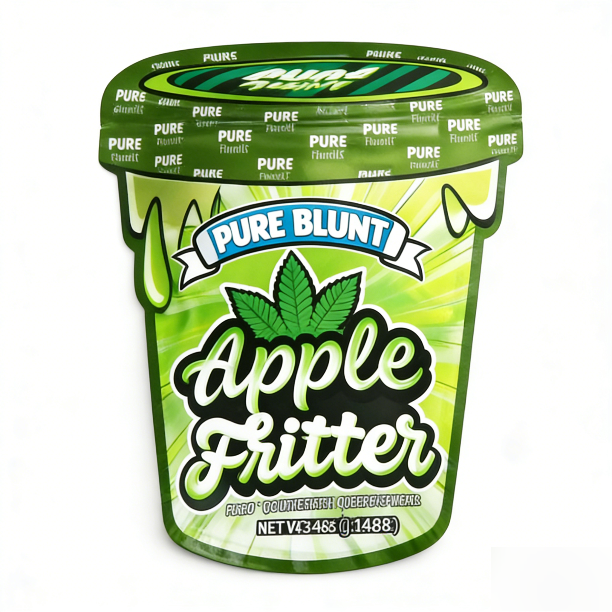 50 Pack Mylar Bags Ziplock Stand Up Pouch Aluminum Foil Smell Proof Storage Bags 5 Mix Designs