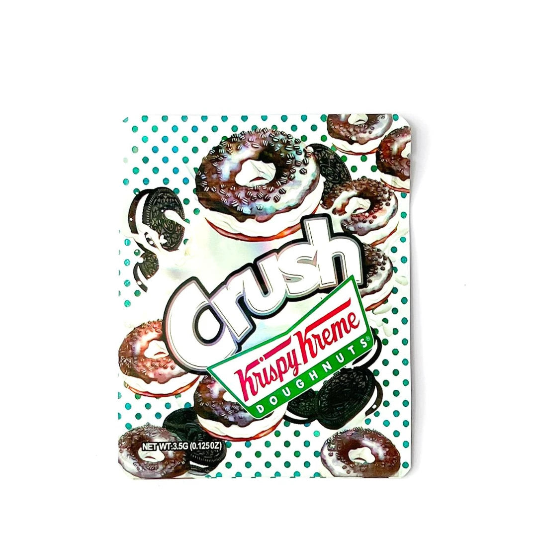 Chocolate Cookie Donut 3.5g Mylar Bags 10pcs Smell Proof Pouches