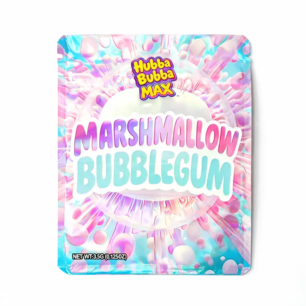 10pcs 3.5g Marshmallow Bubblegum Mylar Bags Smell Proof Ziplock PouchesMylar Bags