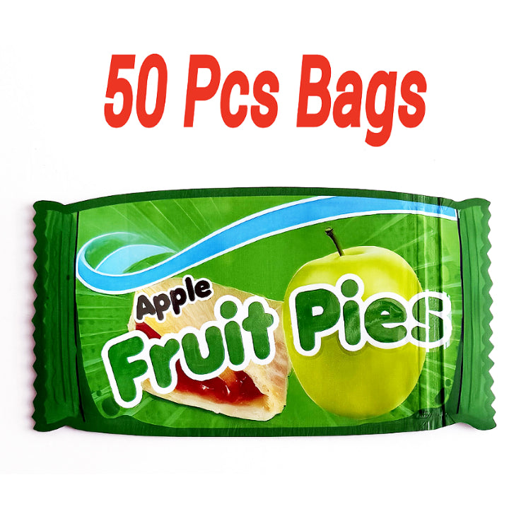 Apple Fruit Pies 3.5g Mylar Bags Smell Proof Ziplock Pouches