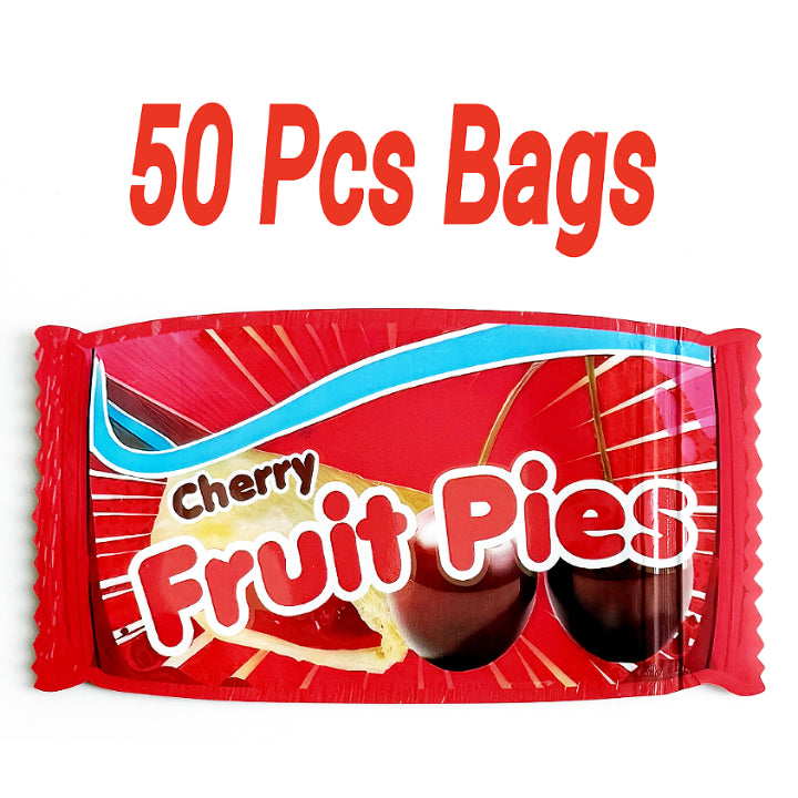 Cherry Fruit Pies 3.5g Mylar Bags Smell Proof Ziplock Pouches