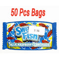 50 Pack Blue Raspberry Lemonade Fish Candy Style Mylar Bags – Smell Proof Resealable Ziplock Foil Food Storage Bags 3.5g Packaging