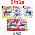 3.5g mylar bags 5 mixed fruit candy designs smell proof ziplock bags