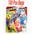 3.5g mylar bags super candy comic style smell proof ziplock bags