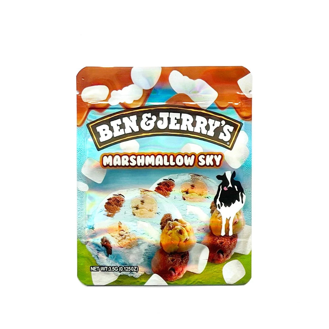 10 Pack 3.5g Smell Proof Mylar Bags – Resealable Ziplock Food Storage PouchesMylar Bags