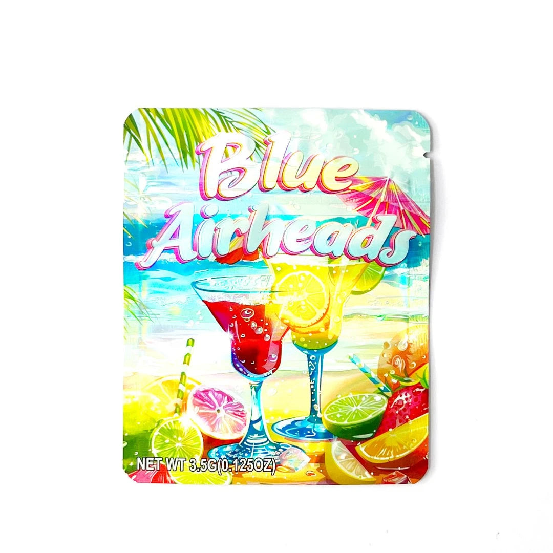 10pcs 3.5g Tropical Drink Mylar Bags Smell Proof Ziplock PouchesMylar Bags