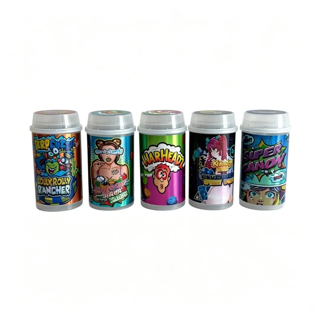 3.5G Push Pop Jars - 10-Pack Novelty Cartoon Series Vol. 2