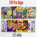 Candy Edition Smell Proof Mylar Bags - 12 Mix (100 Pcs Bulk Pack)Mylar Bags