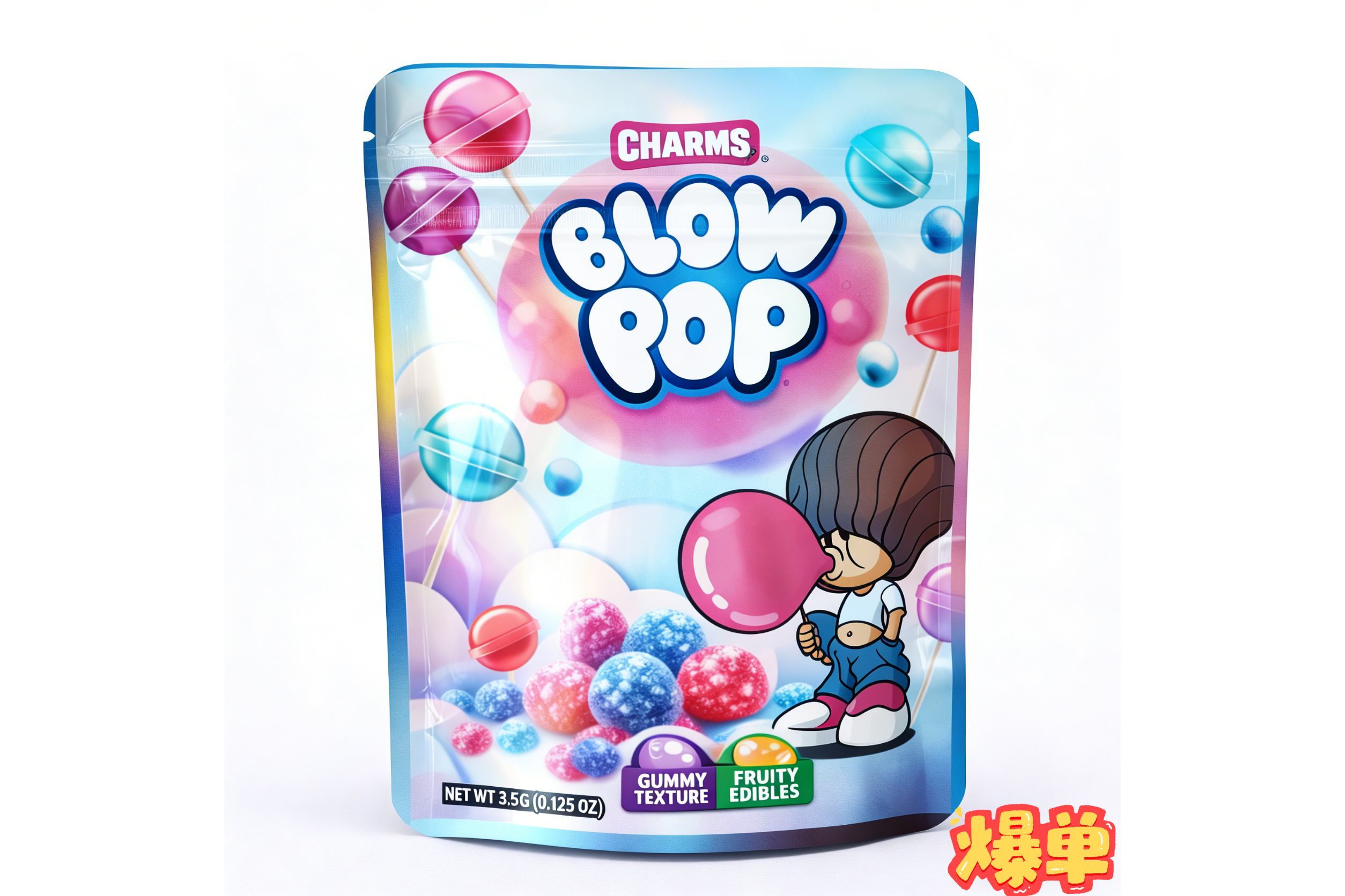 Mylar Bag with Box Set Smell Proof Airtight Resealable Stand Up Pouch Packaging Kit