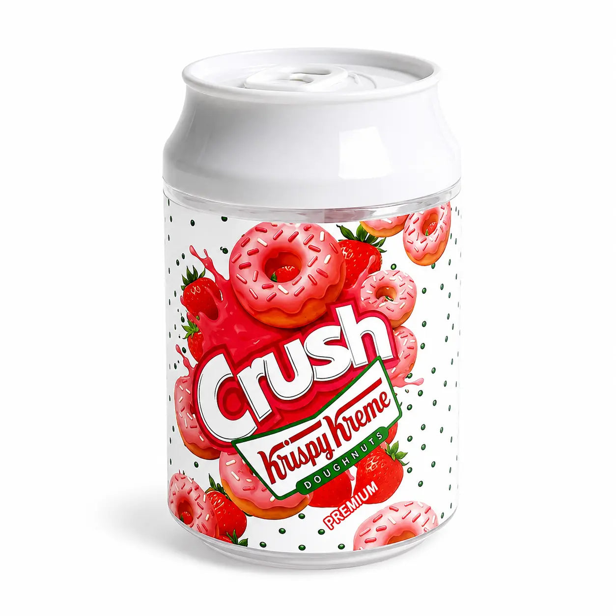Soda Can Mylar Bags 3.5g – Strawberry Donut Smell Proof Resealable Packaging 6 Pack