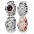 4 styles of 100 pack luxury watch theme 3.5g die cut mylar bags with iced out diamonds design