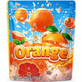 Orange Citrus 3.5g Mylar Bags Smell Proof Ziplock Pouch