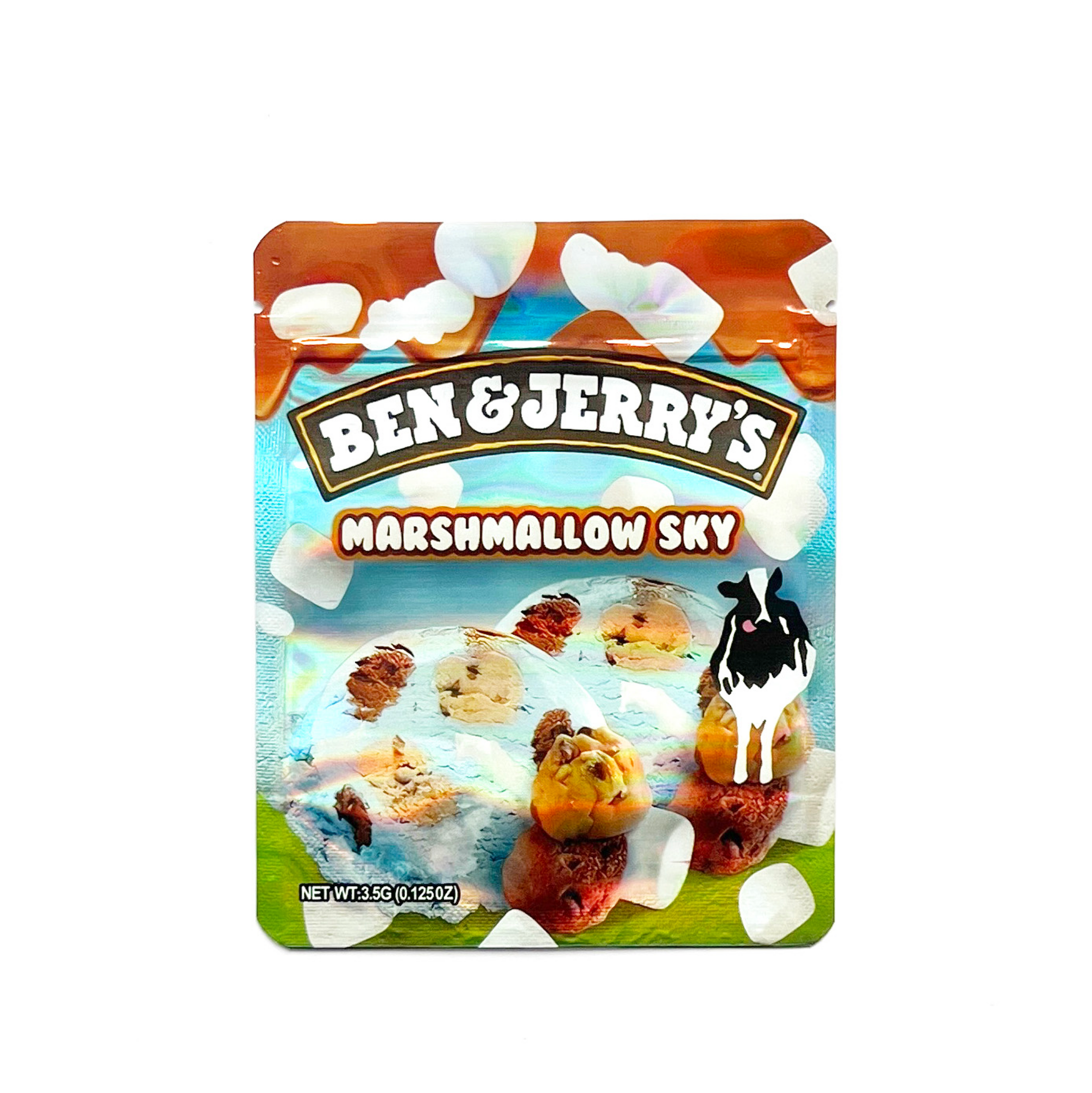 10 Pack 3.5g Smell Proof Mylar Bags – Resealable Ziplock Food Storage Pouches