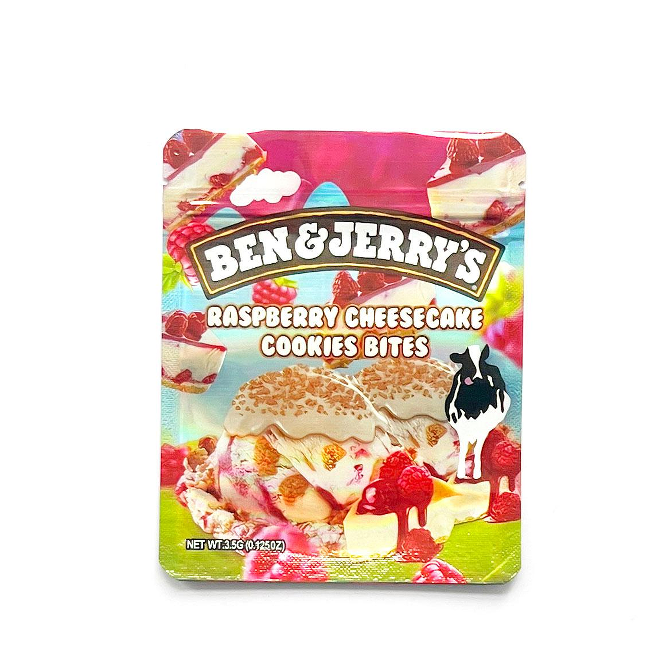 10 Pack 3.5g Mylar Bags Resealable Ziplock Reusable Food Safe Storage Pouches