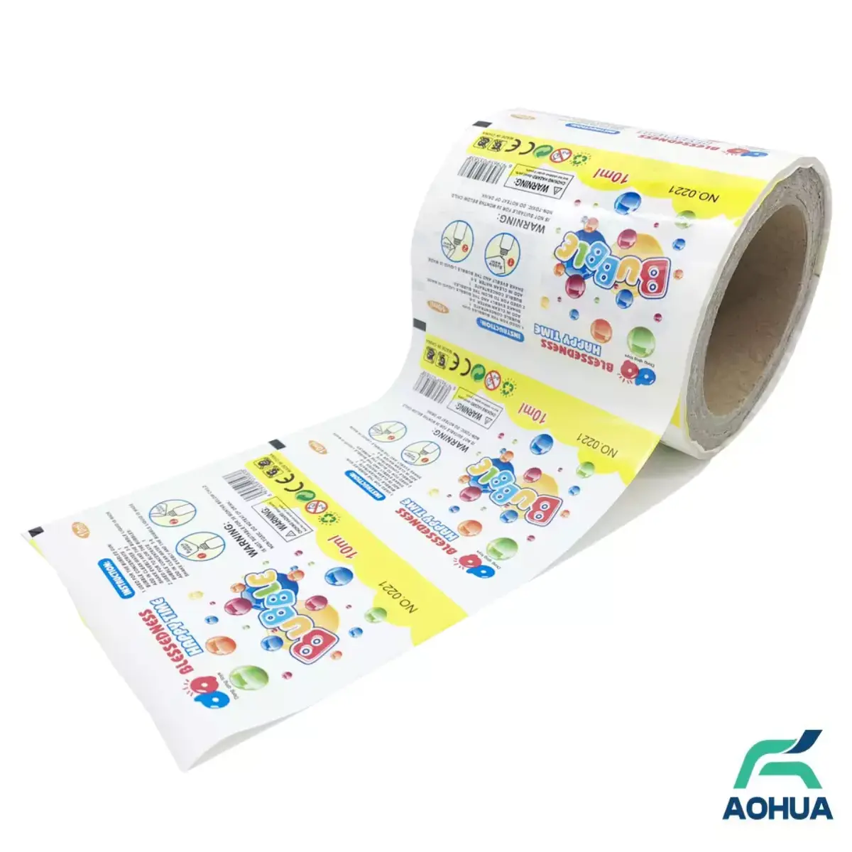 Holographic printed Mylar Roll Film, PE Packaging Mylar Roll Film Color Printed Sachet Film Roll Plastic Rollstock